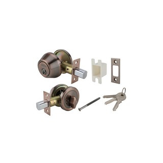 กุญแจลิ้นตายหางปลาบิด HAFELE 489.10.503 Antique Copper | HAFELE | 489.10.503 กลอน Deadbolt อุปกรณ์ประตู ประตูและหน้าต่าง