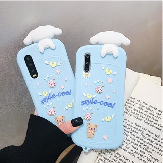 Cartoon Cover Huawei P30 lite P20 P40 Pro Mate20 Mate20X Honor 10lite 8X เคสมือถือ Soft TPU Case Easy bear Cinnamoroll กรณีโทรศัพท์ เคสซิลิโคน