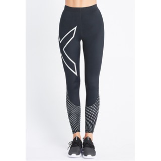 กางเกงรัดกล้ามเนื้อ EVS Women Compression Tights Reflect+ (ลายสกรีนสะท้อนแสง)