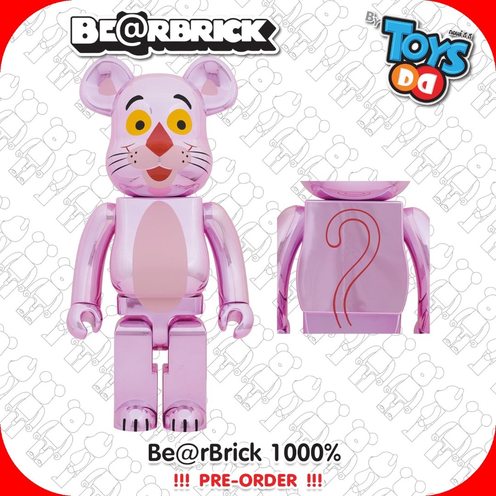 BE@RBRICK PINK PANTHER CHROME Version 1000％ 🔥🔥 Pre-Order 0