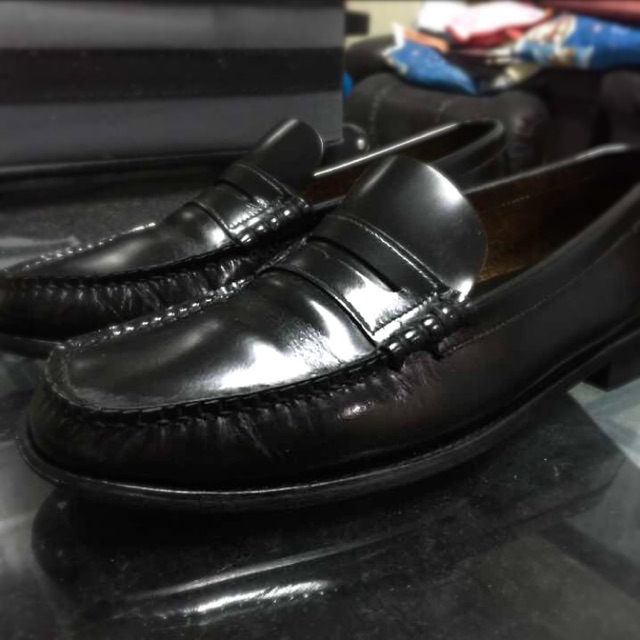 Penny Loafers ส ดำ Regal สภาพด Shopee Thailand