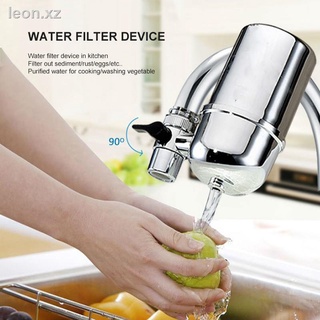 เครื่องกรองนํ้า กรองนํ้า water purifier ก๊อกกรองนํ้า หัวก๊อกกรองน้ำ ที่มีไส้กรอง UF0.01 ไมครอน ก๊อกสแตนเลสแท้เกรด 304 ใช