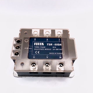 Solid State Module รุ่น TSR-FOTEK โซลิดสเตตรีเลย์ 3 เฟส 40A,60A,100A 4~32VDC-24~380VAC ของใหม่มีพร้อมส่งในไทย