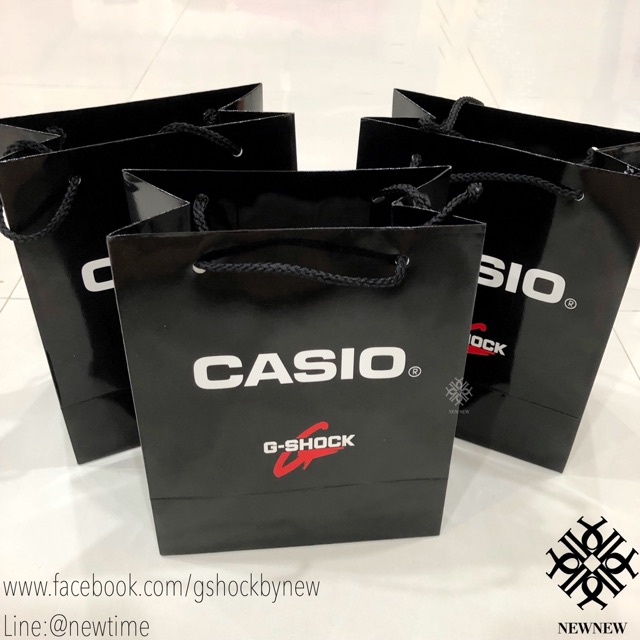 ถุงสินค้า G-SHOCK CASIO ใส่เป็นของฝาก หรือให้เป็นของขวัญ