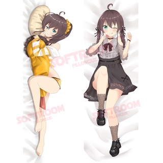 Dk2434 ปลอกหมอน แบบนิ่ม ลายอนิเมะญี่ปุ่น Matsuri Natsuiro VTuber Hololive Dakimakura ขนาด 50x150 ซม. สําหรับโซฟา เตียง