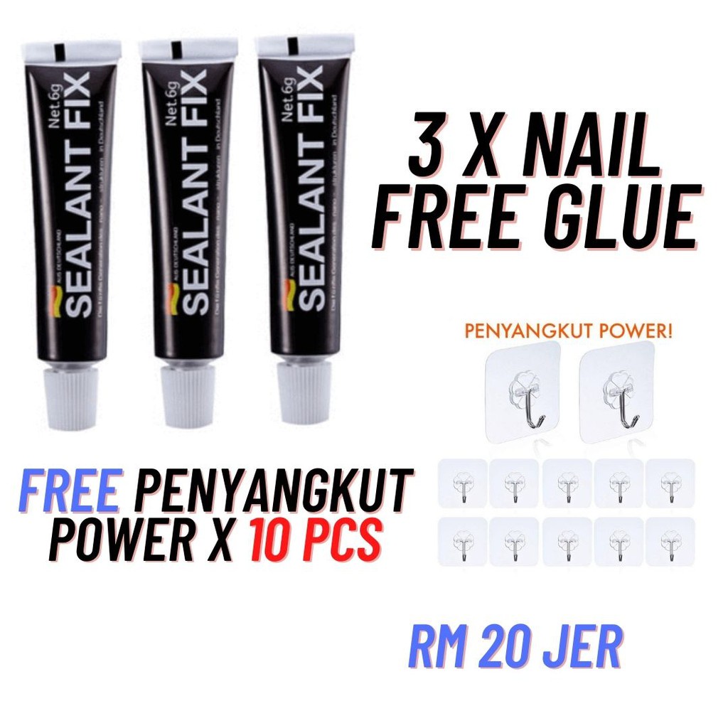 [haemizha]{SP42} Super Glue Strong Quick Dry Nail-free Glue Super Glue Quick Drying