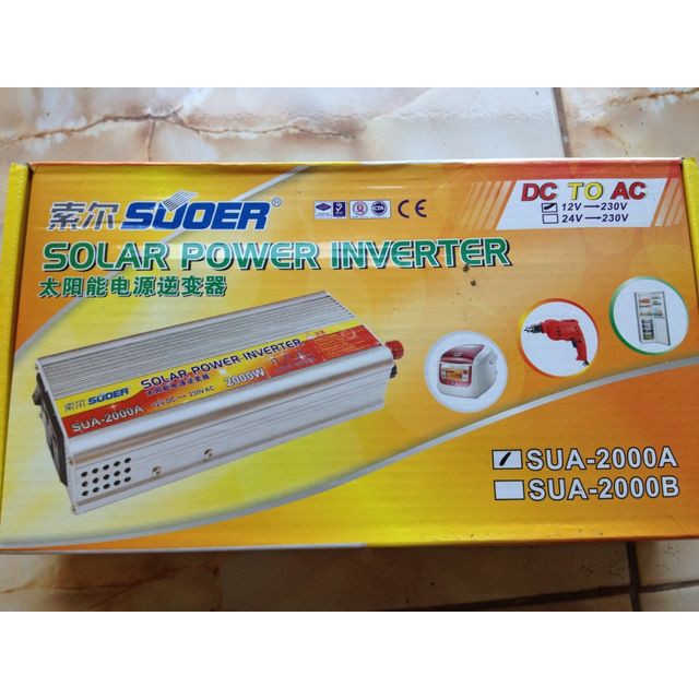 อินเวอร์เตอร์ 12V 2000w SUOER (SUA-2000A)