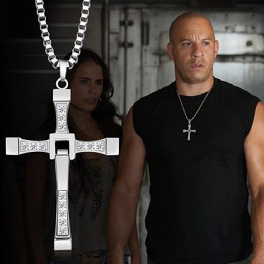 สร้อยคอไม้กางเขน ประดับคริสตัล Fast and Furious งานคุณภาพ รุ่น Standard และ Premium งานสแตนเลส เกรด316 พร้อมส่งจากไทย