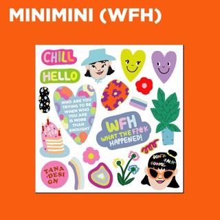 minimini (wfh) sticker