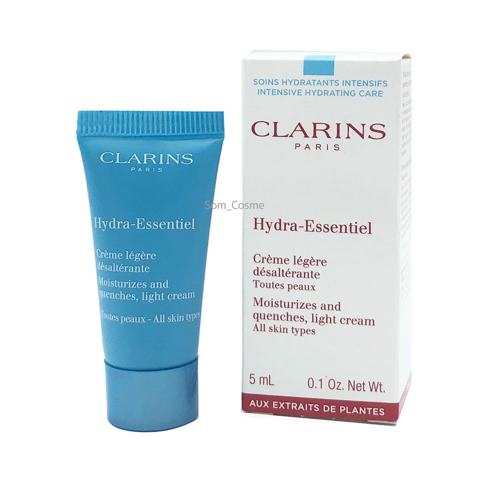 Clarins HydraEssentiel Moisturizes and Quenches, Light Cream 5 ml
