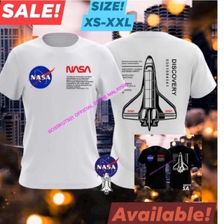 เสื้อยืด VIRAL NASA ROCKET BAJU DEWASA NASA VIRAL UNISEX DESIGN คุณภาพสูง 100% COTTON KAIN TEBAL คลังสินค้าพร้อม