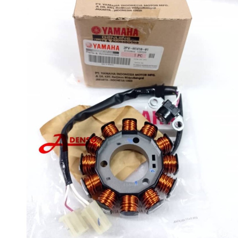Y15ZR YSUKU Y15 STATOR COIL Y15 COIL MAGNET Y15 COIL API ORIGINAL100%YAMAHA 2PV-H1410-00 FZ150 ใหม่ 