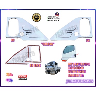 MITSUBISHI J07s06 โครเมี่ยม ประตู การ์นิช มิตซูบิชิ ฟิวโซ แคนเตอร์ FB511 FE639 รถบรรทุก อะคเซโซรี