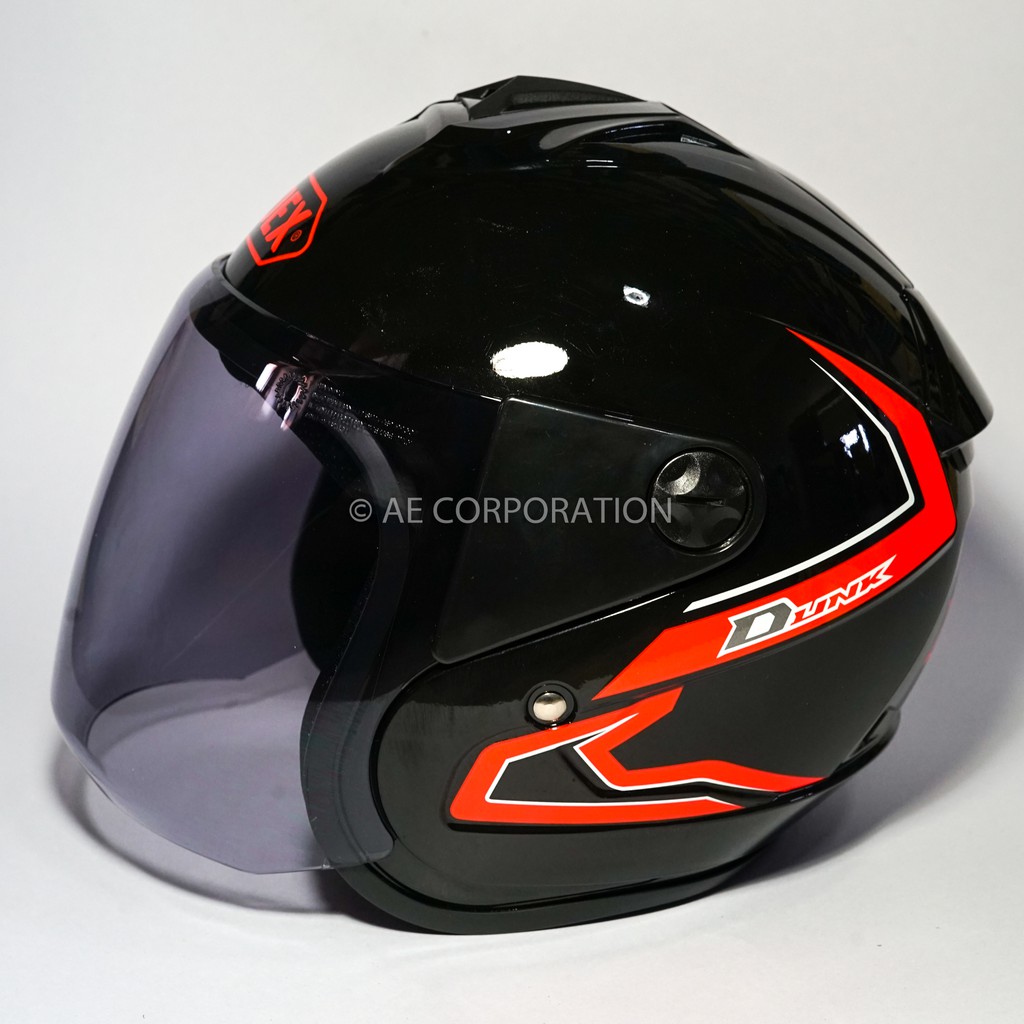 หมวกกันน็อค INDEX DUNK NEW หมวกกันน็อค ของแท้100% ไซต์L สีดำเงา 300IQ Racing
