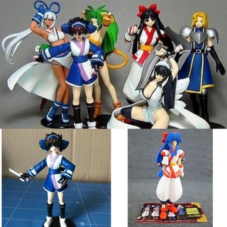 (แท้/มือ2ไม่มีฐาน) Nakoruru Figure Long Hair Tied*Samurai Shodown SNK Neo Geo Spirits SF ผม สีฟ้า