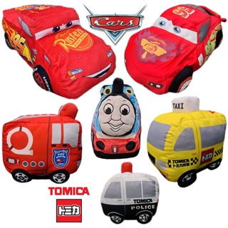 ตุ๊กตา หมอนรถ รถโทมิก้า Tomica รถแข่ง Cars Lightning McQueen ไลท์นิ่ง แมคควีน รถไฟโทมัส Tomas งานลิขสิทธิ์แท้จากญี่ปุ่น