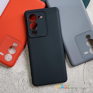 เคส Vivo V25 5g V25 pro v25pro | V23 5g | V21 5G ใหม่ TPU สีพาสเทล สีด้าน ใส่บาง ลดรอยนิ้ว กันกล้อง บาง