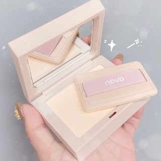 แป้งอัดแข็ง Novo invisible pore makeup powder [5328] เนื้อละเอียดบางเบา คุมมัน กันน้ำ กันเหงื่อ