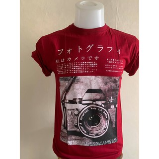 เสื้อยืดผู้ชายSupertees ลายกล้องญี่ปุ่น