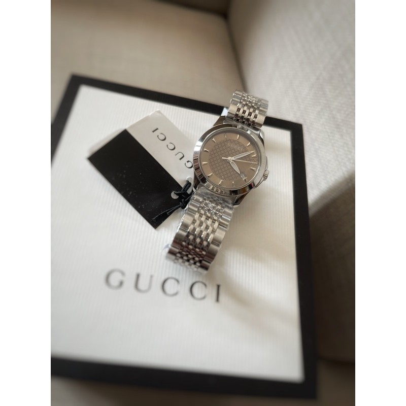 ✨ผ่อน0%~แท้100%✨ นาฬิกา Gucci แท้ Gucci watch Shopเมกา G Timeless YA126503