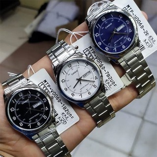 CASIO STANDARD นาฬิกาผู้ชาย สายสแตนเลส สีเงิน รุ่น MTP-V006D,MTP-V006D-1B2,MTP-V006D-2B,MTP-V006D-7B2