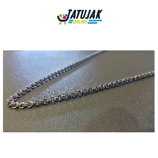 สร้อยคอ สแตนเลส ห่วงคู่ หนา 3 mm