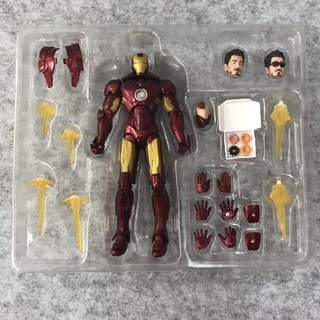 พร้อมส่ง โมเดลตุ๊กตา Avengers Infinity Wars SHF Iron Man MK4 ขยับได้ สําหรับตกแต่งโซฟา