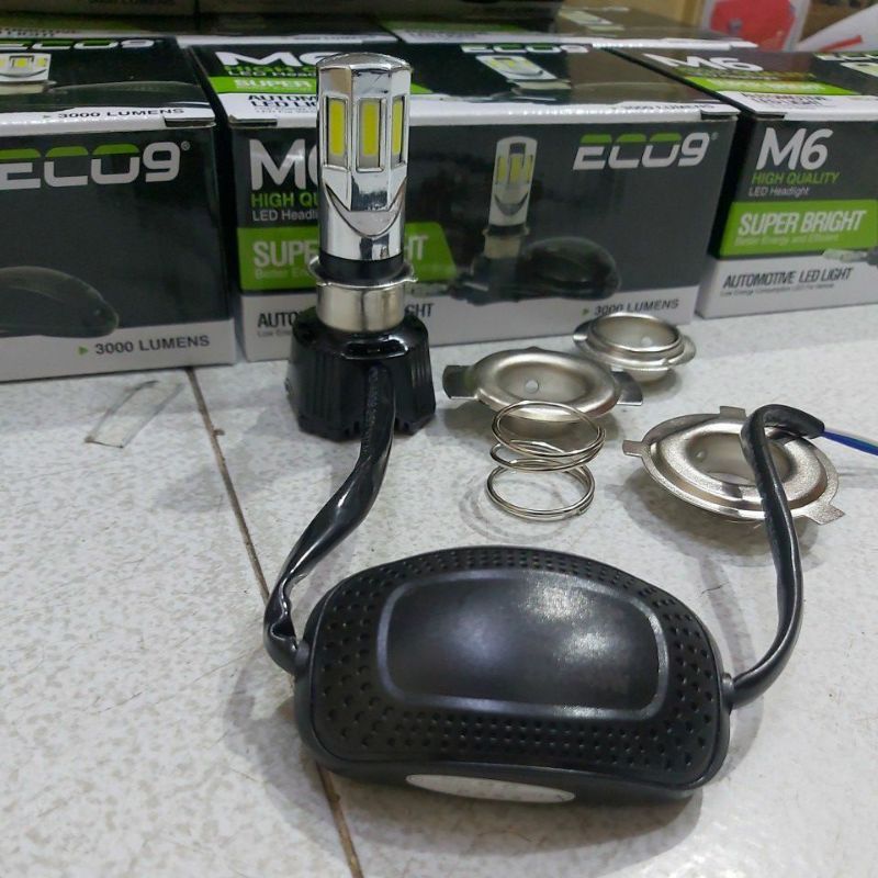 NINE LUMINOS ECO 9 H6/H4/H7 6-SIDED LED LAMP