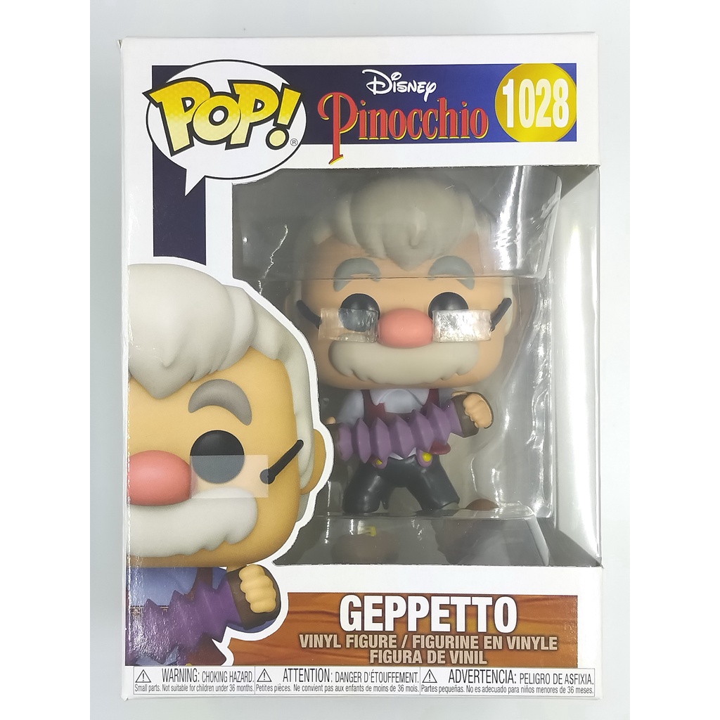 Funko Pop Disney Pinocchio - Geppetto : 1028 (กล่องมีตำหนินิดหน่อย)