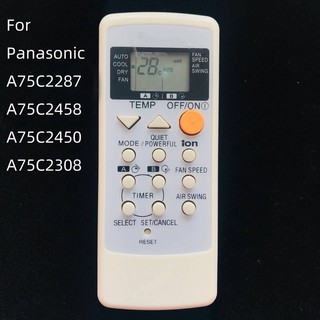 รีโมตคอนโทรลเครื่องปรับอากาศ สําหรับ Panasonic A75C2287 2450 2308 2458