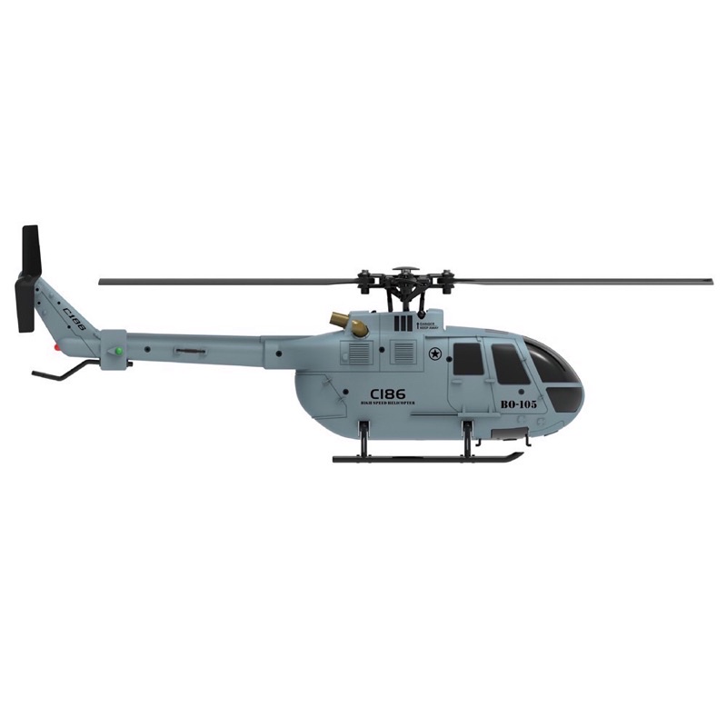 เฮลิคอปเตอร์บังคับวิทยุC186 HELICOPTER 4CH2.4GHzบินล็อกความสูงได้ ...