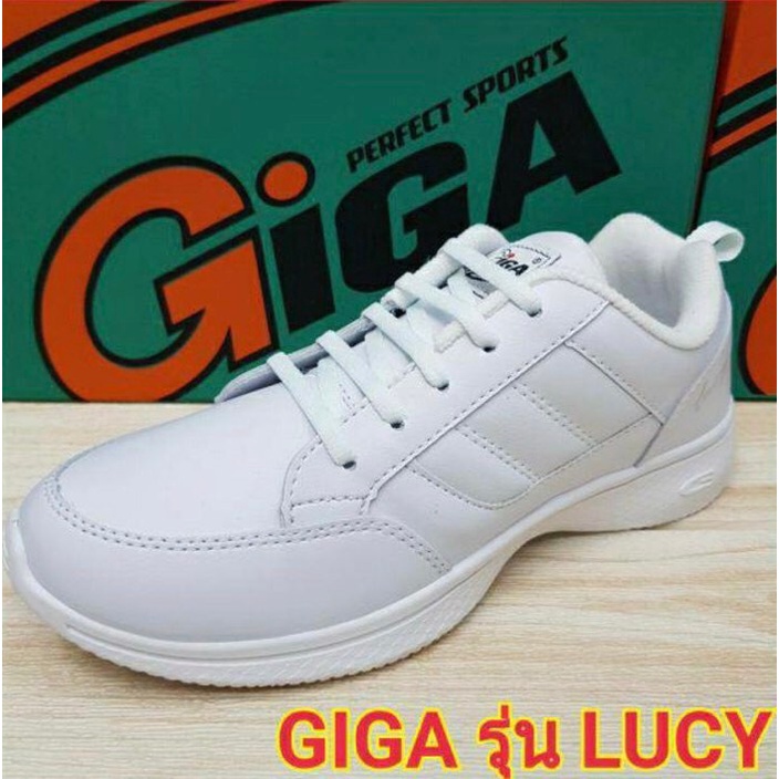 👟รองเท้าผ้าใบ Giga ขาวล้วน รองเท้าผ้าใบนักเรียน👟