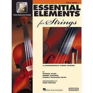 หนังสือเรียนดนตรี ESSENTIAL ELEMENTS FOR STRINGS – BOOK 1 WITH EEI Viola