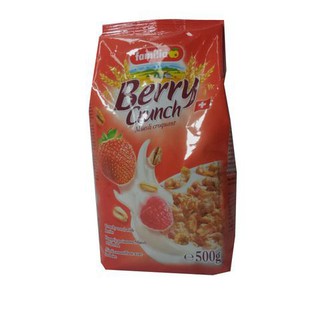 Familia Musli Raspberry and Strawberry 500g  ฟามิเลียมูสลี่ราสเบอร์รี่และสตรอเบอร์รี่ 500 กรัม