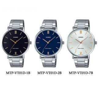 นาฬิกา รุ่น นาฬิกา Casio นาฬิกาข้อมือ นาฬิกาผู้ชาย MTP-VT01D รุ่น MTP-VT01D-2B/MTP-VT01L-7B/MTP-VT01D-1B,2B2