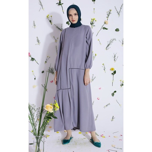 4. ชุดเดรส hijup gamis ดั้งเดิม Preloved เหมือนใหม่ (HB 340K)