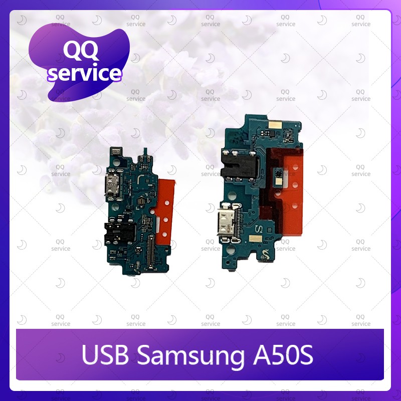 USB Samsung A50S/A507 อะไหล่สายแพรตูดชาร์จ แพรก้นชาร์จ Charging Connector Port Flex Cable（ได้1ชิ้นค่ะ) QQ service