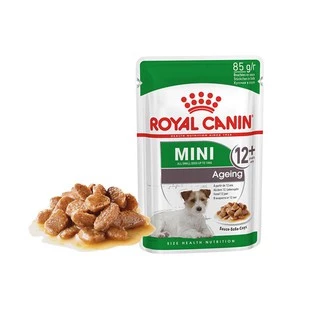 Royal canin pouch mini เพาซ์ซอง 85g. สุนัขพันธุ์เล็ก 1กล่อง (12ซอง )