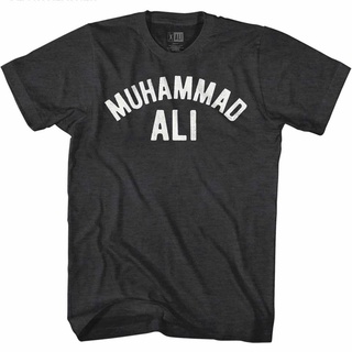 T-shirt  เสื้อยืด พิมพ์ลาย Muhammad Ali Ali Black Heather สําหรับผู้ใหญ่S-5XL