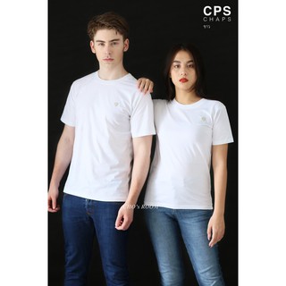 🌈เสื้อยืดแขนสั้น CPS งานปัก ✂️ งานป้าย🔖 cotton 100%(SMLXLชาย/หญิง)   แขนสั้น CPS