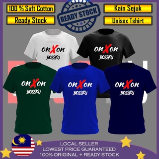 เสื้อยืดผ้าฝ้าย 100% พิมพ์ลาย OnxOn Bossku Baju Lelaki Bossku สําหรับผู้ชาย