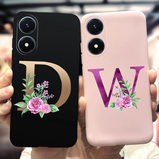 เคสโทรศัพท์มือถือ ซิลิโคนนิ่ม TPU กันกระแทก ลายการ์ตูนตัวอักษร สําหรับ VIVO Y02S Y02S Y 02s Y02S