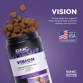 [แบ่งขาย] GNC Omega Vision บำรุงดวงตาสุนัข เสริมการมองเห็น ดวงตาสดใส ชลอตาเสื่อม ฟื้นฟูสุขภาพดวงตา