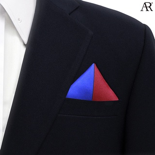 ANGELINO RUFOLO Pocket Square(ผ้าเช็ดหน้าสูท) ผ้าไหมพิมพ์ลายอิตาลี่คุณภาพเยี่ยม ดีไซน์ 4IN1 Various Colors(Wedding)