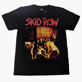 คอตต้อนคอกลม❈❒⊙เสื้อจืดวงร็อค SKID ROWS-5XL