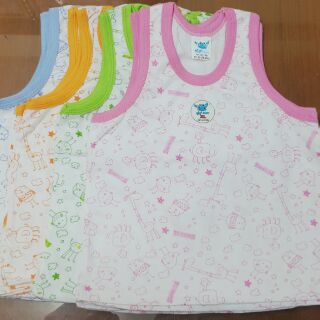 เสื้อกล้ามเด็ก อายุ 9 -12 เดือน  cotton 100%