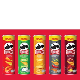 Pringles Potato Crisps 107g มันฝรั่งกรอบ พริงเกิ้ล มีหลายรส