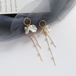 #พร้อมส่ง# S925ก้านเงิน sliver ต่างหูดอกไม้ สไตล์ เกาหลี เครื่องประดับ earring Jewelry สำหรับผู้หญิง