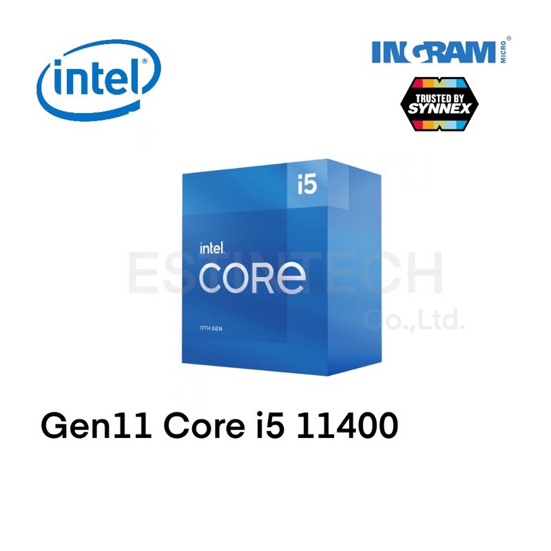 CPU (ซีพียู) INTEL 1200 CORE I5-11400 / i5 11400F 2.6 GHz Boost 4.4 GHz ของใหม่ประกัน 3ปี