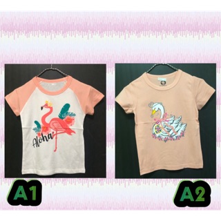 เสื้อยืดผ้าคอตตอน พิมพ์ลาย ดช ดญ อายุ5-10ปี